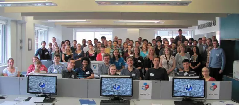 Doctoral Training Centre meeting room group picture
